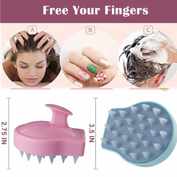 Hair brush and scalp massager - Picture 1 of 8